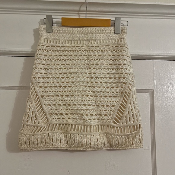 Maje Jazzon Creme skirt - Picture 2 of 5